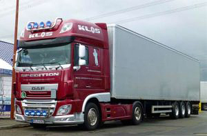 Intern. Spedition Klos e.K. Kassel - Fahrzeug - Transport Güter